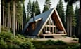 design cabin house, frame house, small house, tiny house plan, container house