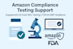 help with dietary supplement and food sku testing for amazon compliance