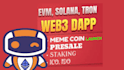 blockchain developer meme coin token launch presale staking
