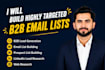 build a highly targeted b2b prospect email list for lead generation