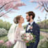 draw couple portrait for wedding illustration