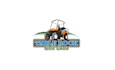 design structured mountains golf carts logo