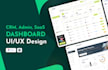 do saas CRM HR admin dashboard UI UX designs in figma