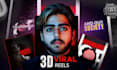 create viral instagram reels with a unique 3d or ai twist