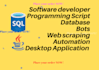 develop a back end website for you with java