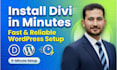 install and activate divi on your website in 5 minutes