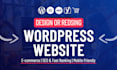 design a high converting wordpress website and landing page