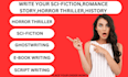 ghostwrite short stories scifiction ebook writing horror creative story writing