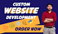 website development, full stack developer, custom website
