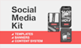 design a premium social media kit for your brand