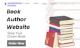 design author website, book website, book launches on wordpress