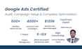 setup google ads optimization and audit