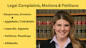 draft motion of summary judgment, motion to dismiss,legal response, lawsuit, nda
