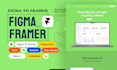 create responsive framer landing page design, framer website