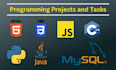 do python java c cpp programming projects tasks