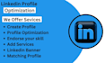 optimize professional linkedin profile,banner picture