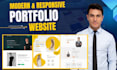 build a modern portfolio website for creatives and professionals