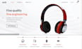 design headphone shopify gadget earbud store electronics headphone website