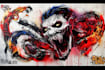 create graffiti pop art canvas designs and murals