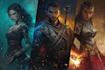 draw fantasy dnd character, concept art, and dnd party