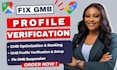 reinstate, fix gmb profile suspension, do google business profile verification