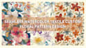 design seamless watercolor vector custom textile pattern