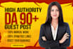 build high authority guest posts and dofollow SEO backlinks