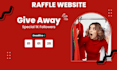 create raffle website, competition website, giveway website, raffle business,