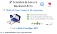 develop scalable backend apis using nodejs and nestjs