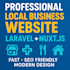 build a fast modern website for your local business using laravel and nuxtjs
