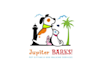 design mascot animals dog walking logo
