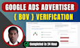 do business operations verification in google ads account