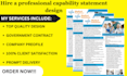 capability statement, government capability statementfor government contract