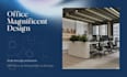 design a modern and efficient office interior and layout