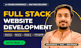 do full stack website development as mern stack react next js developer