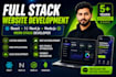 do custom website development as expert full stack react next js mern developer