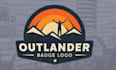 design a custom circular and badge logo