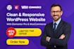 develop a responsive wordpress website with SEO optimization