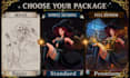 draw dnd character art , your oc and bg3 characters