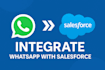 do whatsapp integration with salesforce crm