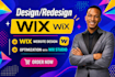 wix website redesign, wix studio redesign wix design wix edit website wix design