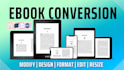 fix, do ebook conversion from word, pdf, indesign to epub mobi kpf kdp paperback