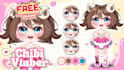 create anime chibi character model and rigging for live2d vtuber or stream