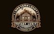 do vintage luxury cabin logo design elegant, timeless, unique
