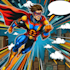 draw retro comic book illustration retro comic book page