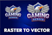 vector tracing logo perfectly, vectorize image, manual