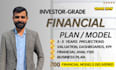 create investor grade financial model or plan
