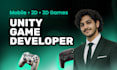 be your unity game developer for mobile 2d 3d games