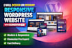 design or revamp responsive wordpress website with elementor pro