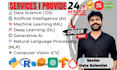 do machine learning ,nlp ,data analysis projects in python,r